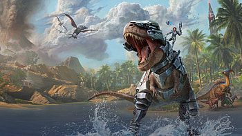 ARK: Survival Ascended Key Art, video game, ARK: Survival Ascended HD wallpaper
