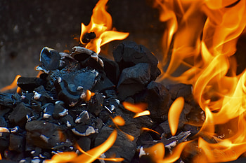 Fire, Coals, Flame, Miscellanea, Miscellaneous, To Burn, Burn, Burnt HD wallpaper