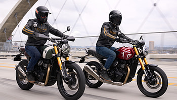 Triumph Scrambler 400 X and Speed Twin 400, Triumph Scrambler 400 X, Triumph Speed 400, vehicle, Triumph HD wallpaper