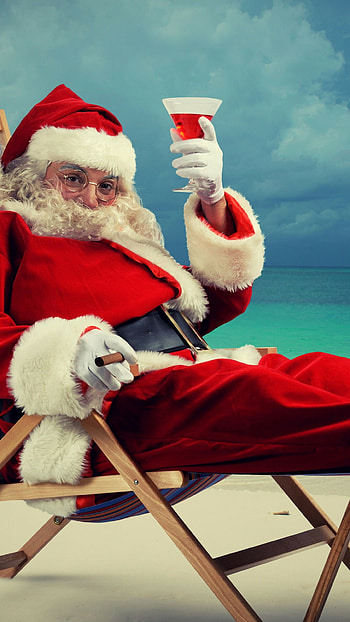 Santa , , Festive holiday, Joyful vibes HD phone wallpaper