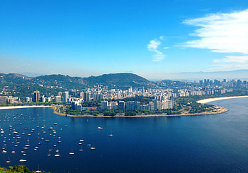 Building, Panorama, , Rio De Janeiro, Beach, Boat, City, Landscape, Ocean, Cities HD wallpaper