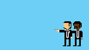 pulp pixel, people, minimalism HD wallpaper