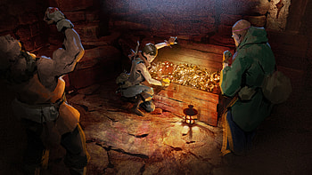 Dark and Darker Treasure Chest, treasure chest, video game, Dark and Darker HD wallpaper
