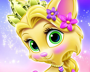 Summer, kitten, animal, palace, cute, cat, rapunzel, pink, fantasy, pets, yellow, child HD wallpaper