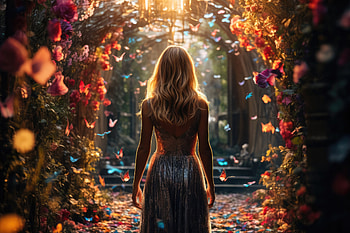 In A Butterfly World, dreamy, fantasy, ai-girls, ai, artist, artwork, digital-art HD wallpaper