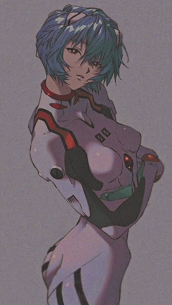 Rei Ayanami, evangelion, shinji, waifu, white, asuka, girl, anime HD phone wallpaper