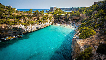 Bluesea in Mallorca, Official website, Stunning coastline, Mediterranean beauty HD wallpaper