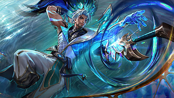 Yasuo Calligraphia Prestige Skin LoL WR Splash Art, Video Game, League Of Legends: Wild Rift, Yasuo (League Of Legends) HD wallpaper