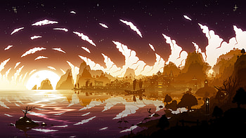 Sunset Beyond Liyue Genshin Impact , genshin-impact, games, 2021-games, deviantart HD wallpaper