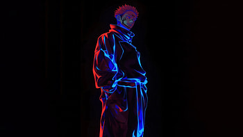 Jujutsu Naruto, jujutsu-kaisen, anime, artist, artwork, digital-art, ai, dark HD wallpaper