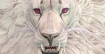 Dragon, pink, white, fantasy, tang mooye, face, creature, leu, lion, siman HD wallpaper