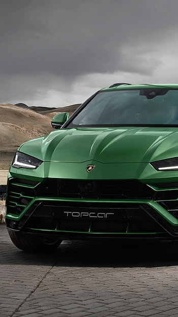 Lamborghini Urus, Green HD phone wallpaper