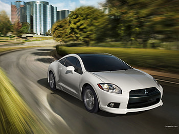 Eclipse, mitsubishi, white, car, cool HD wallpaper