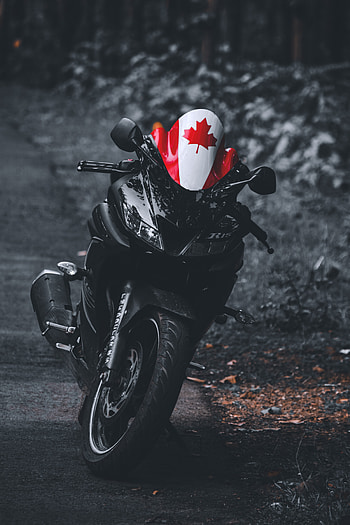 Black v3 r15, automotive lighting, motorcycle HD phone wallpaper