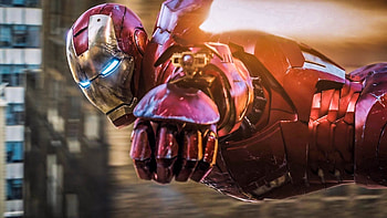 Iron Man Flying HD wallpaper