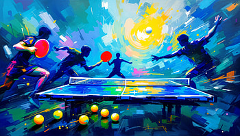 Dynamic Table Tennis Action - Ultra, table tennis, Sports, competition HD wallpaper