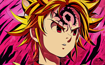 Meliodas, vector art, The Seven Deadly Sins, protagonist, manga, Meliodas drawing, Nanatsu no Taizai, Meliodas The Seven Deadly Sins, Meliodas HD wallpaper