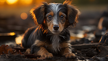 Cute Dachshund Puppy, dog, Animal, dachshund HD wallpaper