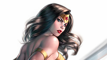 Wonder Woman White, wonder-woman, superheroes, artist, artwork, digital-art, artstation HD wallpaper
