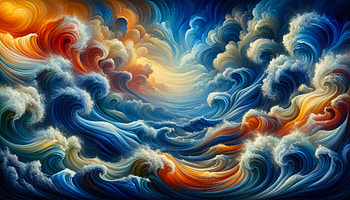 Dynamic Wave Art, wave, cloud, Abstract, sky, colorful HD wallpaper