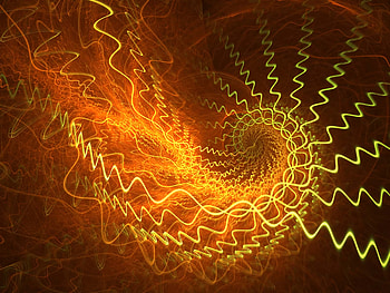 Abstract, Fractal, Glow, Thread, Threads, Spiral, Confused, Intricate HD wallpaper