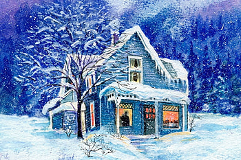 winterhouse, winter, architektur, snow, house HD wallpaper
