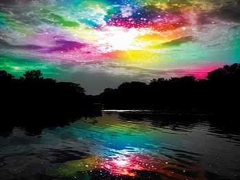 Lovely Clouds, clouds, sky, reflection, water HD wallpaper