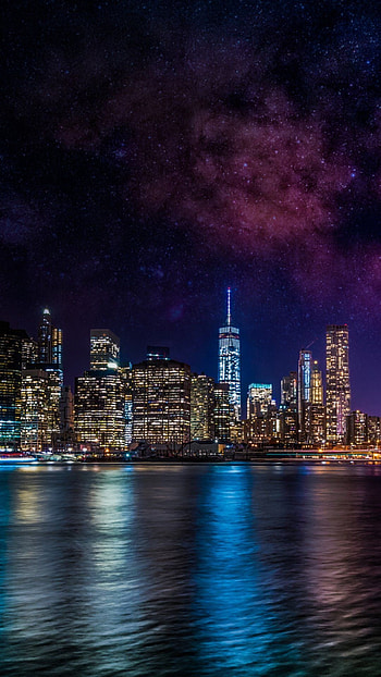 City night, Android , Stunning views, Nightscapes HD phone wallpaper