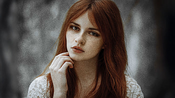 Red Hair Beauty, girls, model, portrait, hoot HD wallpaper