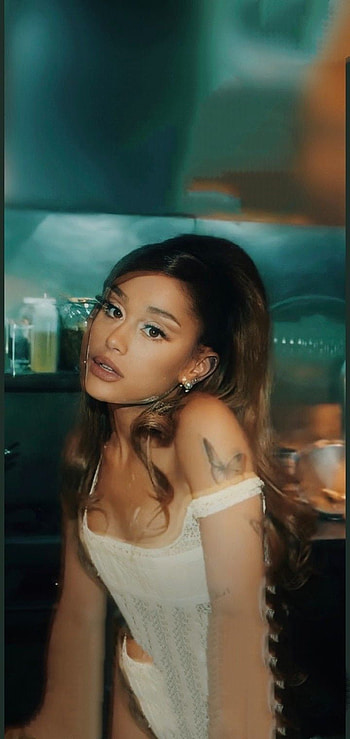 Ariana, lip, hair HD phone wallpaper