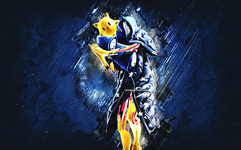 Fortnite Pillow Slumber Skin, Fortnite, main characters, blue stone background, Pillow Slumber, Fortnite skins, Pillow Slumber Skin, Pillow Slumber Fortnite, Fortnite characters HD wallpaper