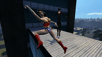 ... GMOD: Escher girls are easy by Maxtaro HD wallpaper
