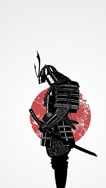 Crimson Sun Ronin, fantasy, samurai HD phone wallpaper