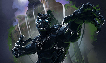 Black Panther Key Art, black-panther, movies, artwork, artist, artstation HD wallpaper
