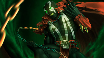 Slick Spawn, spawn, artwork, digital-art, superheroes, deviantart HD wallpaper