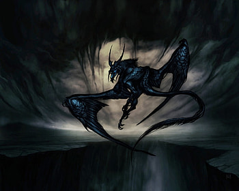 Jugra, horror, abstract, fantasy, 3d HD wallpaper