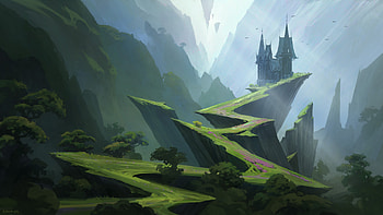 Fablecraft - The Manor, fantasy, building HD wallpaper