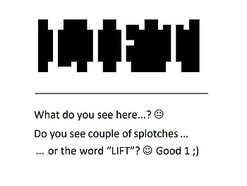 LIFT, cool, confusing, hidden word, teasers HD wallpaper
