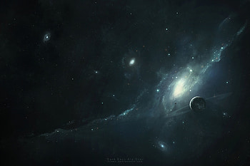 Art, Universe, Stars, Planet HD wallpaper