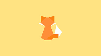 Fox Minimalism, fox, minimalism, artist HD wallpaper