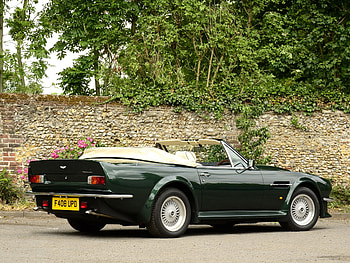 Auto, Aston Martin, Cars, Side View, Cabriolet, V8, Vantage, 1984 HD wallpaper