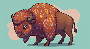 Vibrant American Bison Ultra, american bison HD wallpaper