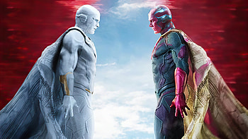 Vision Vs White Vision , wanda-vision, vision, tv-shows HD wallpaper