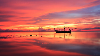 Ocean fishing boat, Top , Peaceful waters, Fishing adventure HD wallpaper