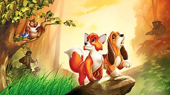The Fox, The Hound, 1981, Backdrops HD wallpaper