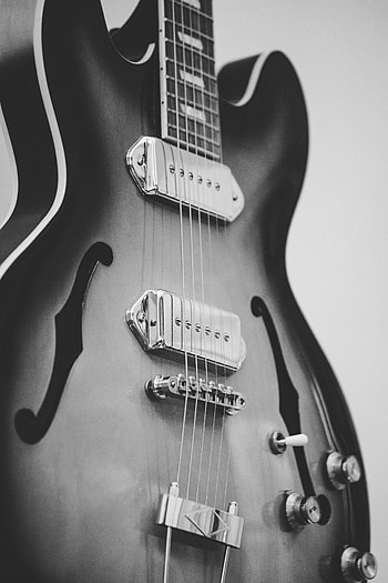 Music, Guitar, Bw, Chb, Strings, Electric Guitar HD phone wallpaper