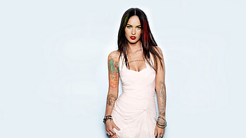 Preview megan fox, brunette, tattoo, clothes, piercings, style, swag HD wallpaper