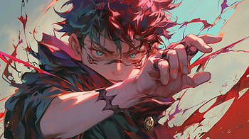 Jujutsu Kaisen - Yuji Itadori, Jujutsu Kaisen, Yuji Itadori, AI Art HD wallpaper