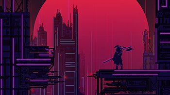 Night Time Samurai, samurai, artist, artwork, digital-art, deviantart HD wallpaper