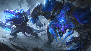 Blackfrost Alistar Splash Art, Video Game, League Of Legends, Alistar (League Of Legends) HD wallpaper